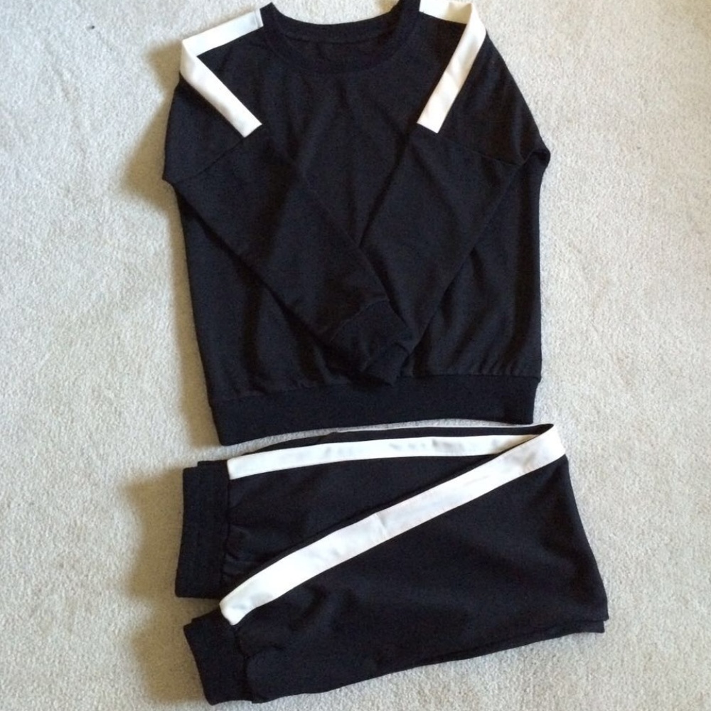 Brand new black casual suit